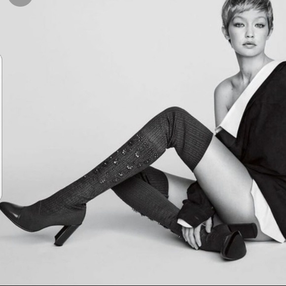 Stuart Weitzman over the knee sock boots - Picture 1 of 7